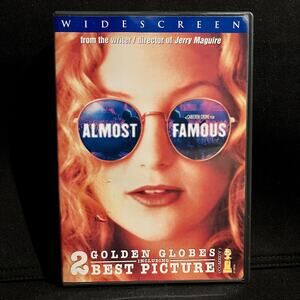 Almost Famous (Widescreen Edition) DVD - 2000 Cameron Crowe Film - Kate Hudson
